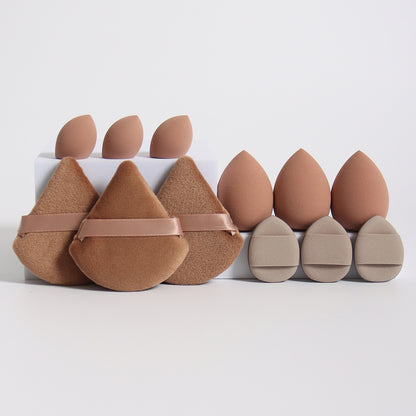 Makeup Sponge Set, Loose Powder Puffs, Mini Air Cushion Puffs, Beauty Eggs, Mini Beauty Sponges for All Makeup
