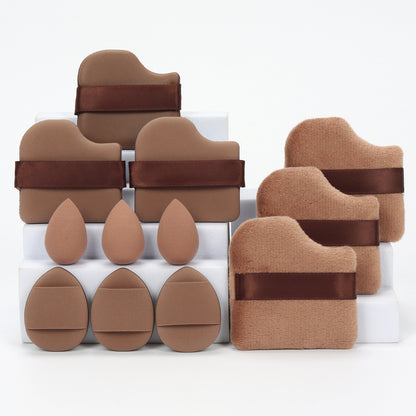 Makeup Sponge Set, Loose Powder Puffs, Mini Air Cushion Puffs, Beauty Eggs, Mini Beauty Sponges for All Makeup