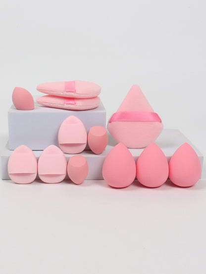 Makeup Sponge Set, Loose Powder Puffs, Mini Air Cushion Puffs, Beauty Eggs, Mini Beauty Sponges for All Makeup