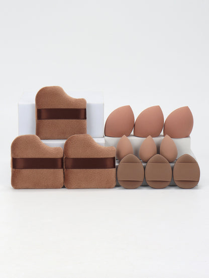 Makeup Sponge Set, Loose Powder Puffs, Mini Air Cushion Puffs, Beauty Eggs, Mini Beauty Sponges for All Makeup