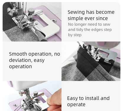 Precision Rolled Hem Presser Foot Set 9mm-25mm for Sewing Machines