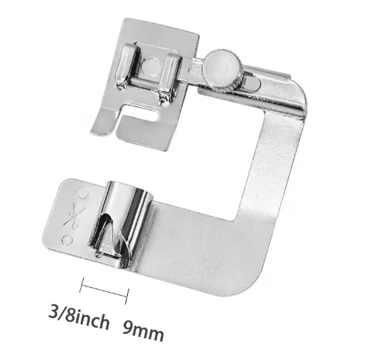 Precision Rolled Hem Presser Foot Set 9mm-25mm for Sewing Machines