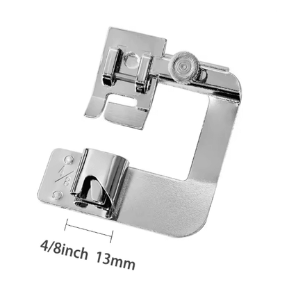 Professional Rolled Hem Presser Foot Set 9 mm-25 mm for Sewing Machines