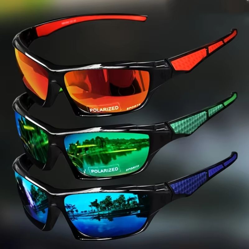 ProGlide 2-in-1 Sports Polarized Sunglasses – Lightweight Night-Vision Shades for Cycling, Driving & Fishing