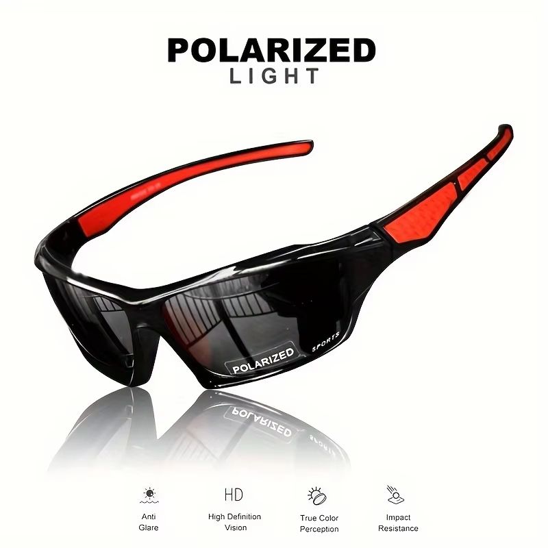 ProGlide 2-in-1 Sports Polarized Sunglasses – Lightweight Night-Vision Shades for Cycling, Driving & Fishing