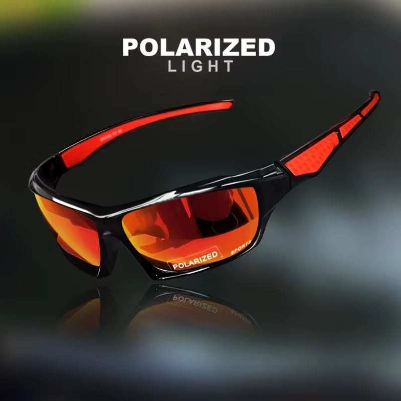 ProGlide 2-in-1 Sports Polarized Sunglasses – Lightweight Night-Vision Shades for Cycling, Driving & Fishing