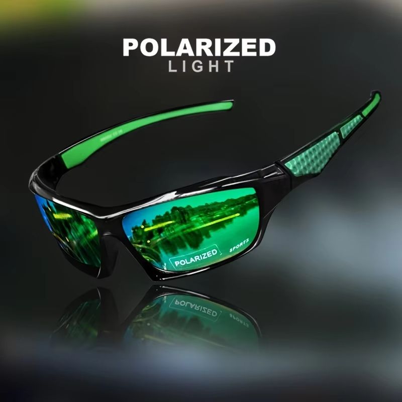 ProGlide 2-in-1 Sports Polarized Sunglasses – Lightweight Night-Vision Shades for Cycling, Driving & Fishing