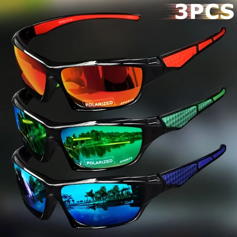 ProGlide 2-in-1 Sports Polarized Sunglasses – Lightweight Night-Vision Shades for Cycling, Driving & Fishing