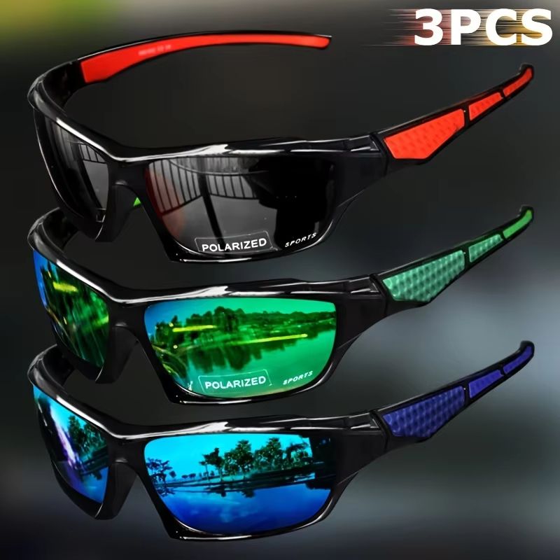 ProGlide 2-in-1 Sports Polarized Sunglasses – Lightweight Night-Vision Shades for Cycling, Driving & Fishing