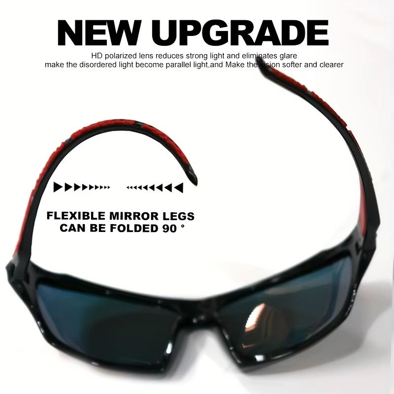 ProGlide 2-in-1 Sports Polarized Sunglasses – Lightweight Night-Vision Shades for Cycling, Driving & Fishing