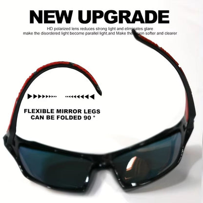ProGlide 2-in-1 Sports Polarized Sunglasses – Lightweight Night-Vision Shades for Cycling, Driving & Fishing