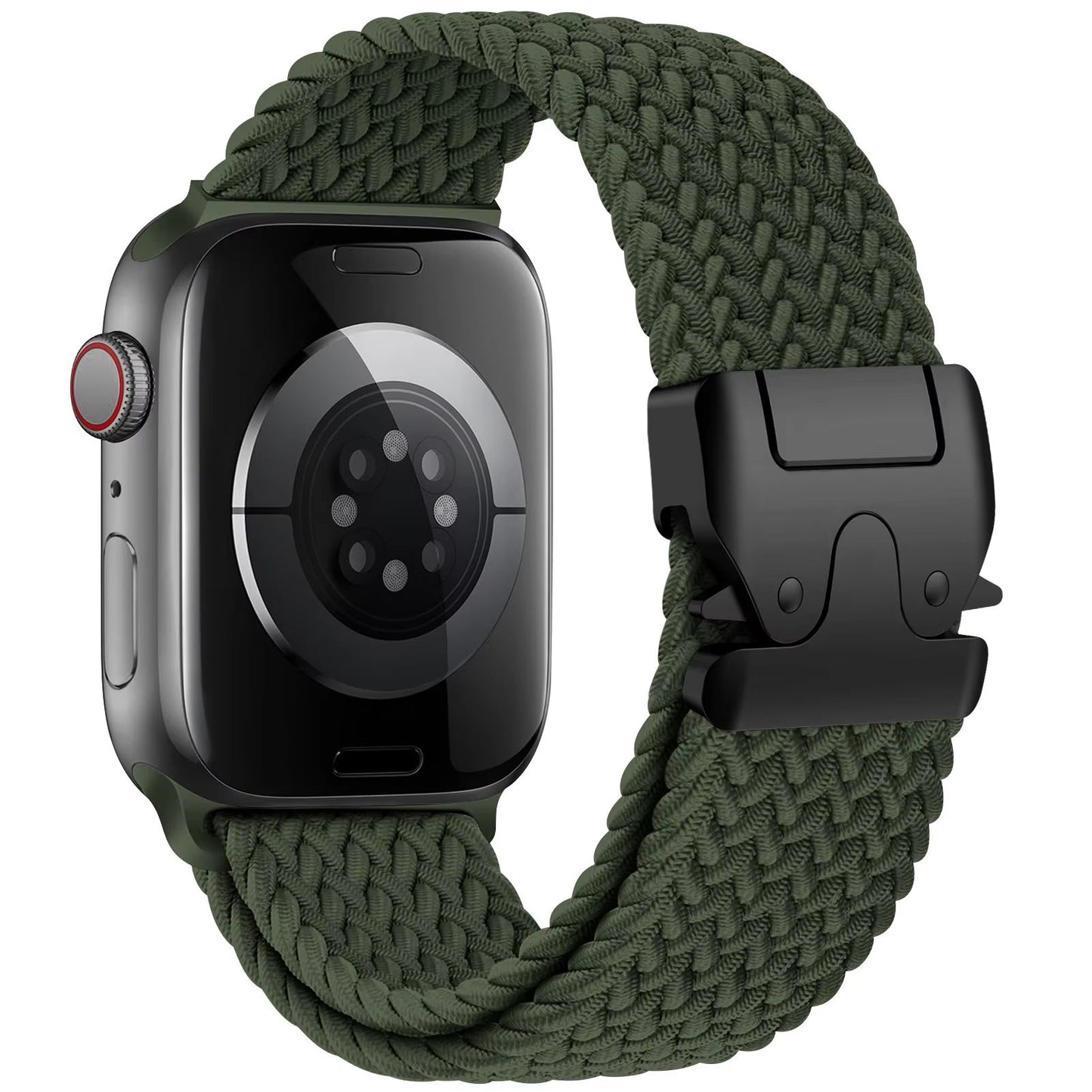 Paracord Pro-Link Braided Parachute Strap – Universal Fit for Apple Watch (41-49 mm)