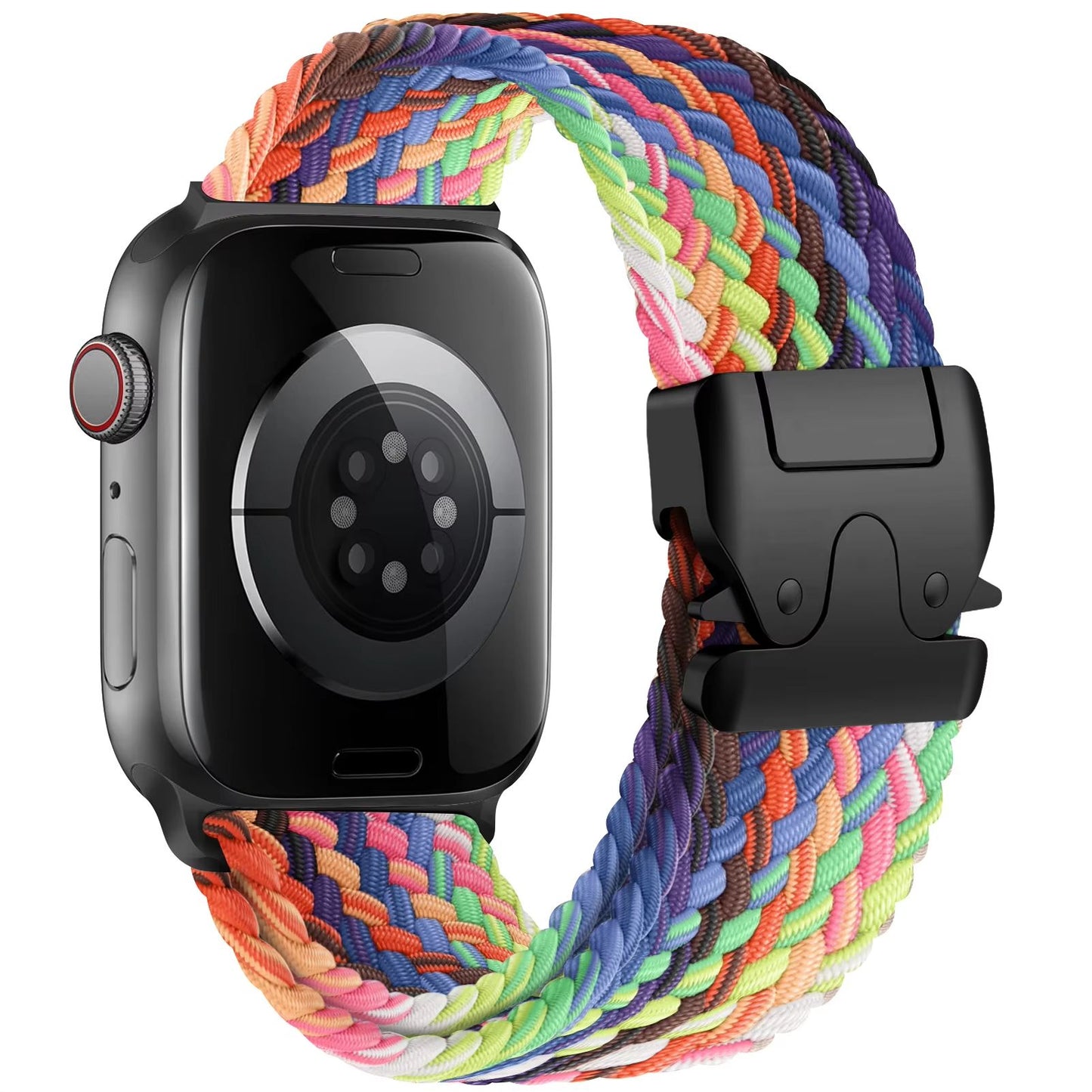Paracord Pro-Link Braided Parachute Strap – Universal Fit for Apple Watch (41-49 mm)