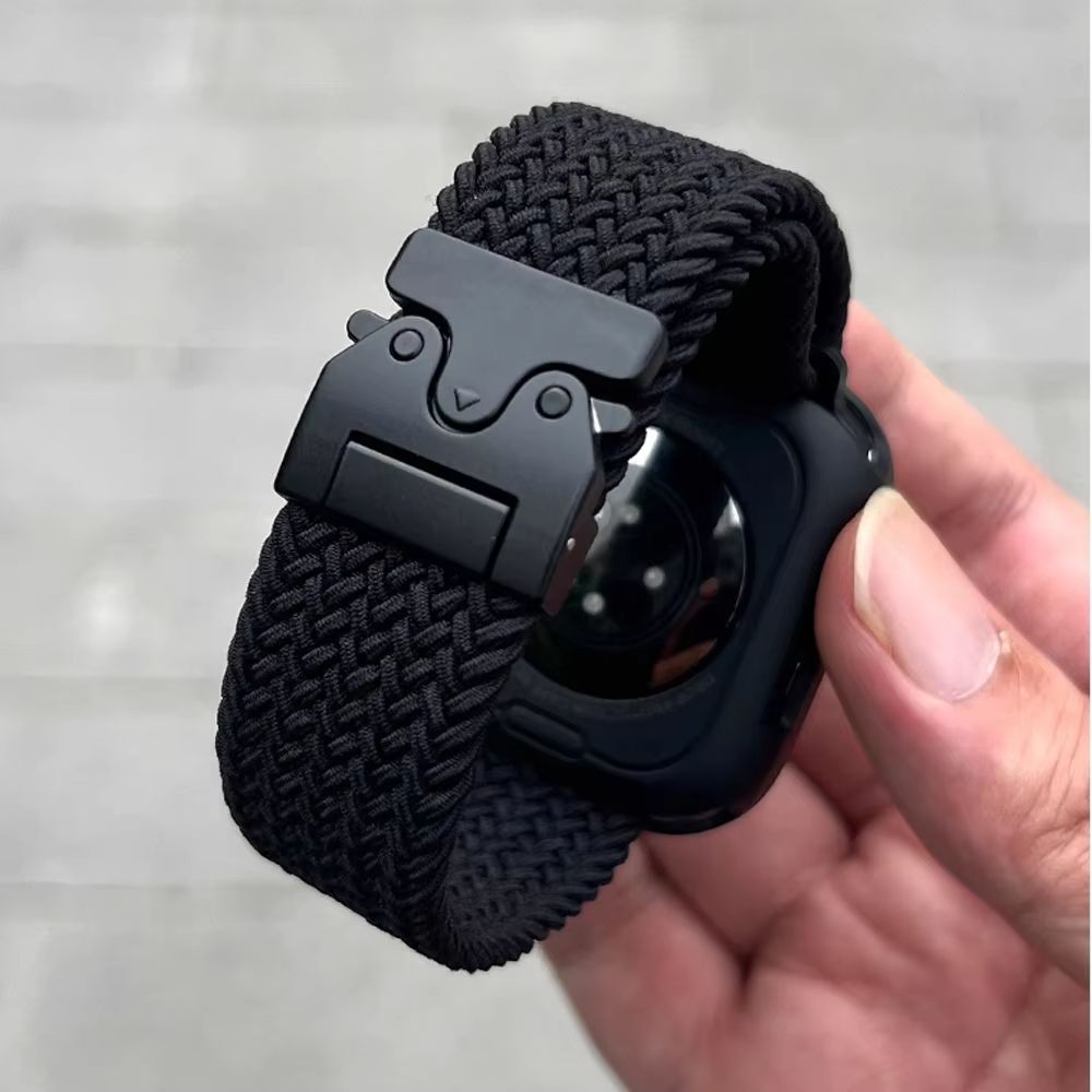 Paracord Pro-Link Braided Parachute Strap – Universal Fit for Apple Watch (41-49 mm)