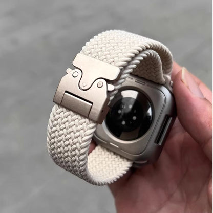 Paracord Pro-Link Braided Parachute Strap – Universal Fit for Apple Watch (41-49 mm)