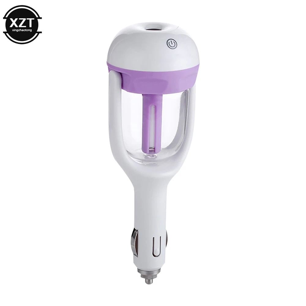 Mini Car Air Humidifier and Aroma Diffuser Portable Essential Oil Purifier