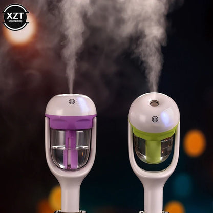 Mini Car Air Humidifier and Aroma Diffuser Portable Essential Oil Purifier