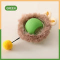 green plush ball