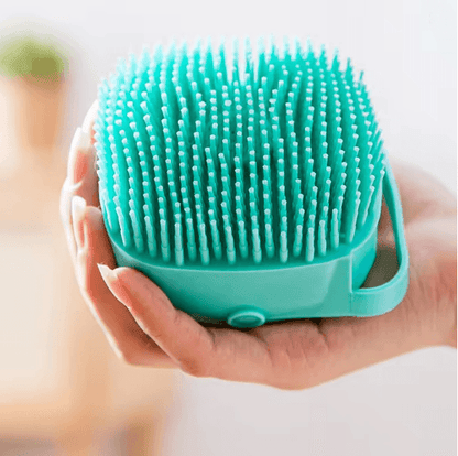 PawEase Soft Silicone Pet Bath Brush – Gentle Grooming and Deep Cleaning Massager