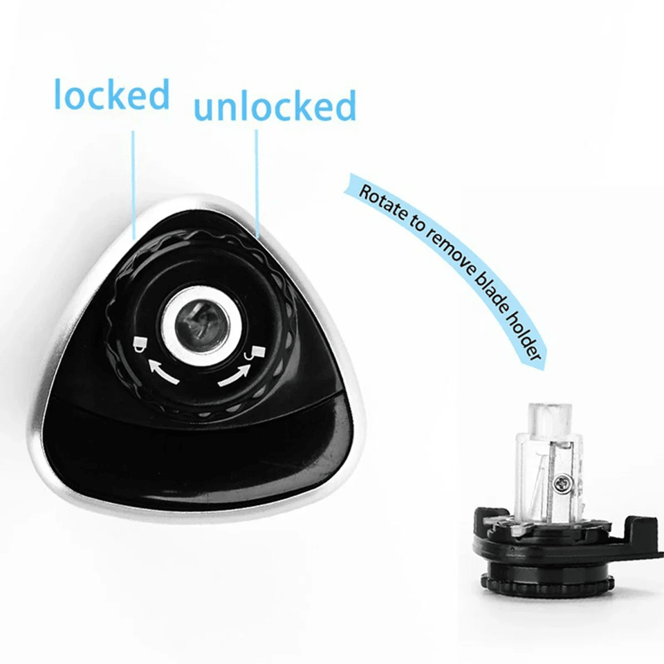SharpEase Electric Pencil Sharpener – Automatic Desktop Sharpener for School and Office Use