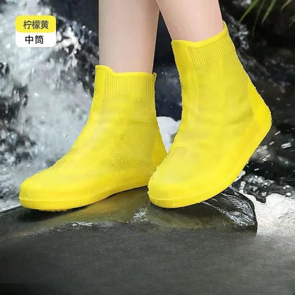 Waterproof Silicone Shoe Covers Non Slip Rain Boot Protector