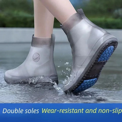 Waterproof Silicone Shoe Covers Non Slip Rain Boot Protector
