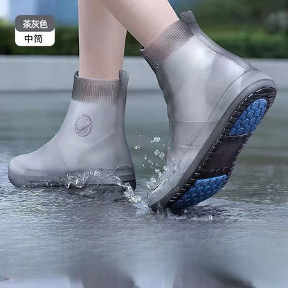 Waterproof Silicone Shoe Covers Non Slip Rain Boot Protector