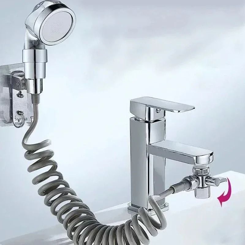 Sink Faucet Adapter Diverter Valve – Zinc Alloy Kitchen and Bathroom Splitter Connector for Showers and Water Filters