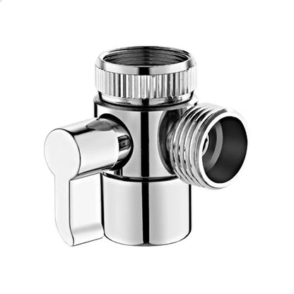 Sink Faucet Adapter Diverter Valve – Zinc Alloy Kitchen and Bathroom Splitter Connector for Showers and Water Filters