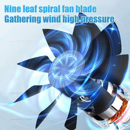 Portable Air Conditioner Cooling Fan with Humidifier and USB Rechargeable Mini AC for Car, Office, and Travel