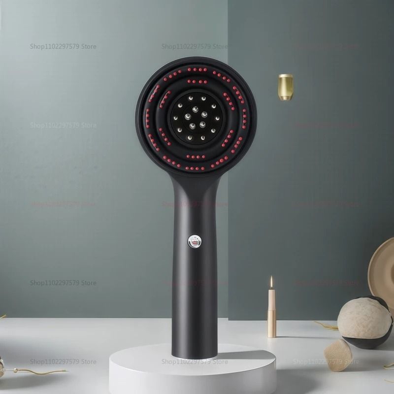 Red Light Hair Comb Massager with Scalp Therapy and Hair Growth Stimulation
