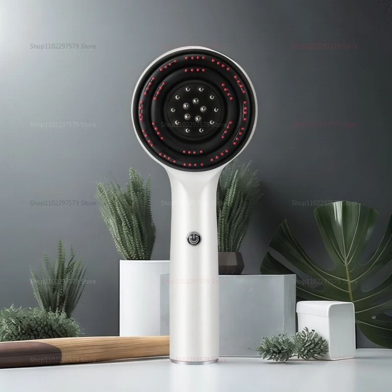 Red Light Hair Comb Massager with Scalp Therapy and Hair Growth Stimulation