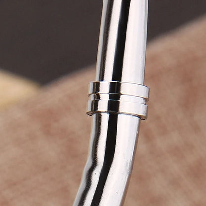 Reusable Stainless Steel Yerba Mate Straw Filter Set with Cleaning Brush