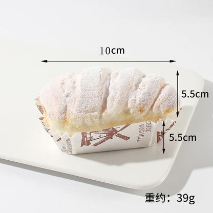 Fake Cake Bread Cupcake Pastry Bakery Artificial Soft Bread Food Model Props Refrigerator Stickers Simulation Dessert