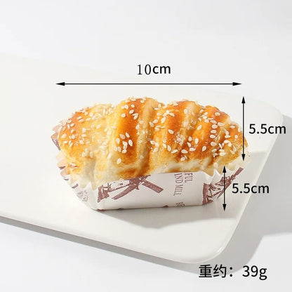 Fake Cake Bread Cupcake Pastry Bakery Artificial Soft Bread Food Model Props Refrigerator Stickers Simulation Dessert