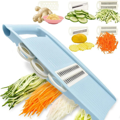 5 in 1 Mandoline Slicer Vegetable Cutter Multi Blade Kitchen Tool