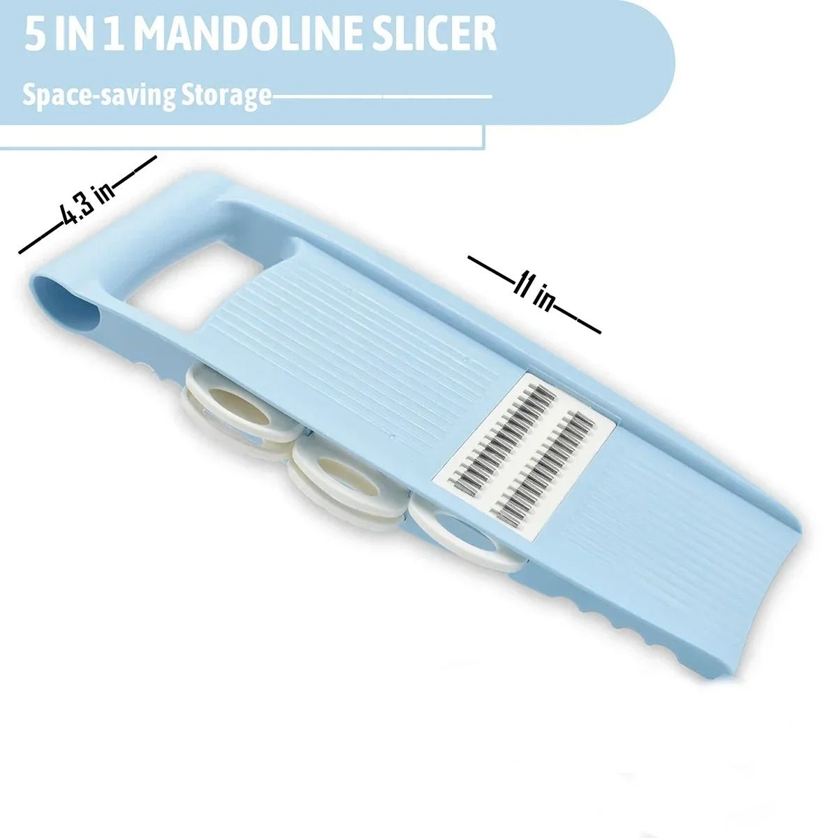 5 in 1 Mandoline Slicer Vegetable Cutter Multi Blade Kitchen Tool