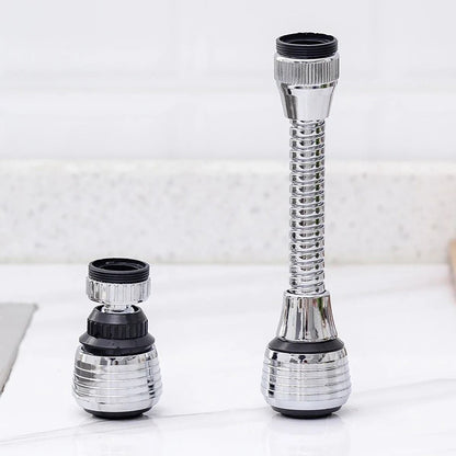 Kitchen Faucet Extender Adjustable Rotating Water Saving Sprinkler Head Attachment