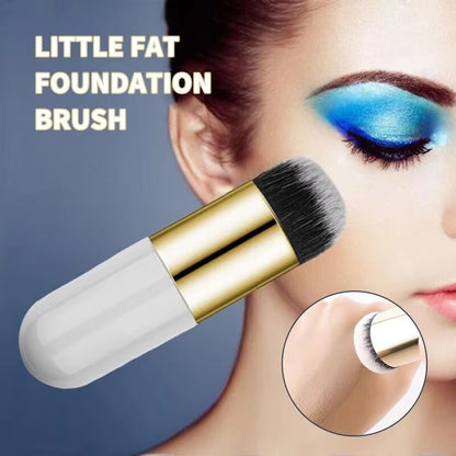Big Fat Dun Foundation Makeup Brush – Large & Small Mushroom-Style Dual Head for BB Cream & Foundation