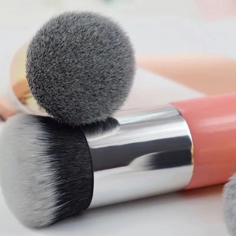 Big Fat Dun Foundation Makeup Brush – Large & Small Mushroom-Style Dual Head for BB Cream & Foundation