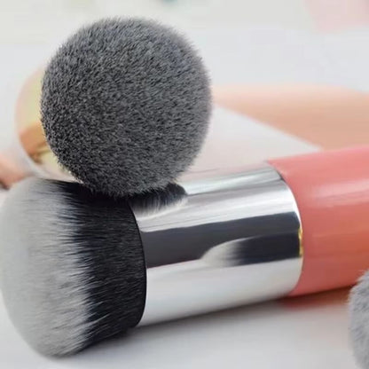 Big Fat Dun Foundation Makeup Brush – Large & Small Mushroom-Style Dual Head for BB Cream & Foundation