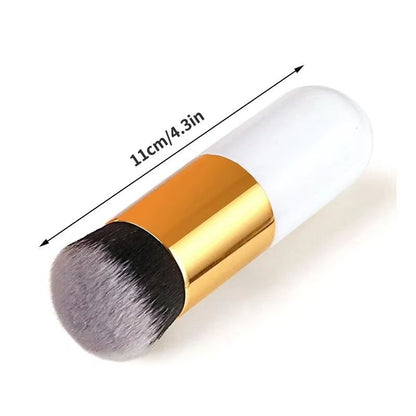 Big Fat Dun Foundation Makeup Brush – Large & Small Mushroom-Style Dual Head for BB Cream & Foundation