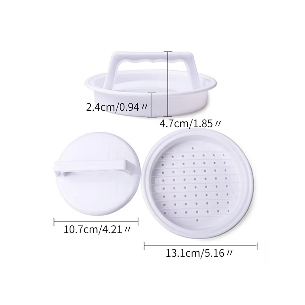 PerfectPatty Hamburger Press – Stuffed Burger Maker Mold for BBQ & Grill