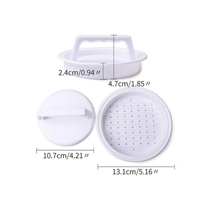 PerfectPatty Hamburger Press – Stuffed Burger Maker Mold for BBQ & Grill