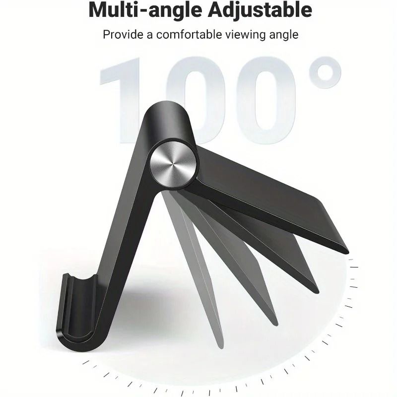 Adjustable Portable Tablet Phone Holder Foldable Desktop Base Strong Device Stability