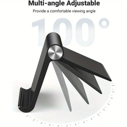 Adjustable Portable Tablet Phone Holder Foldable Desktop Base Strong Device Stability