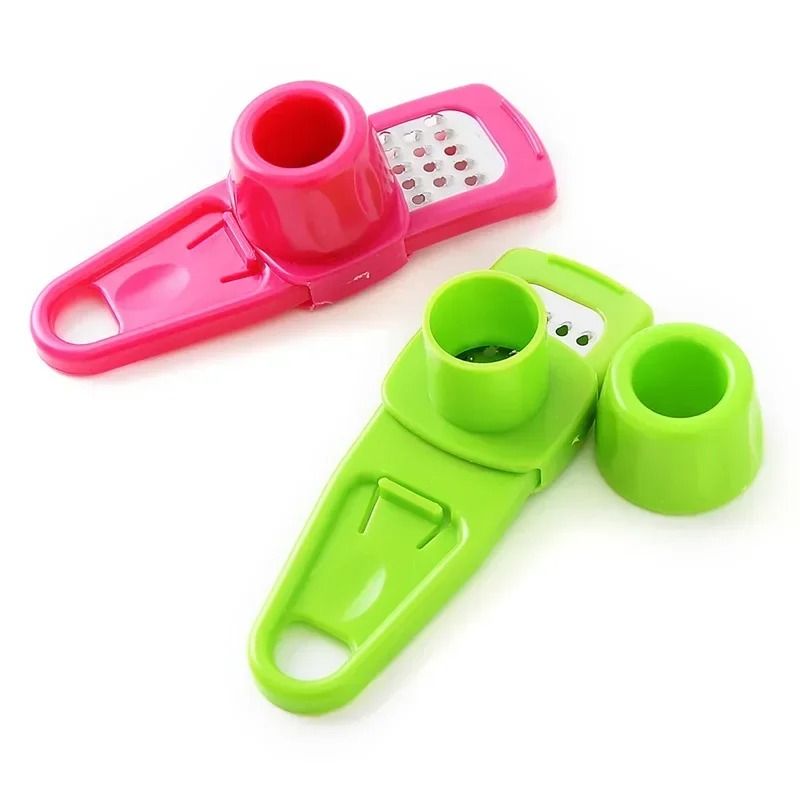 Household Garlic and Ginger Press with Grater and Slicer