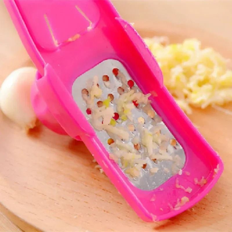 Household Garlic and Ginger Press with Grater and Slicer
