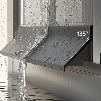 Home Window Water Blocking Bar Sliding Window Rain Weatherstrip Balcony Insulation Windproof Sealing Strip