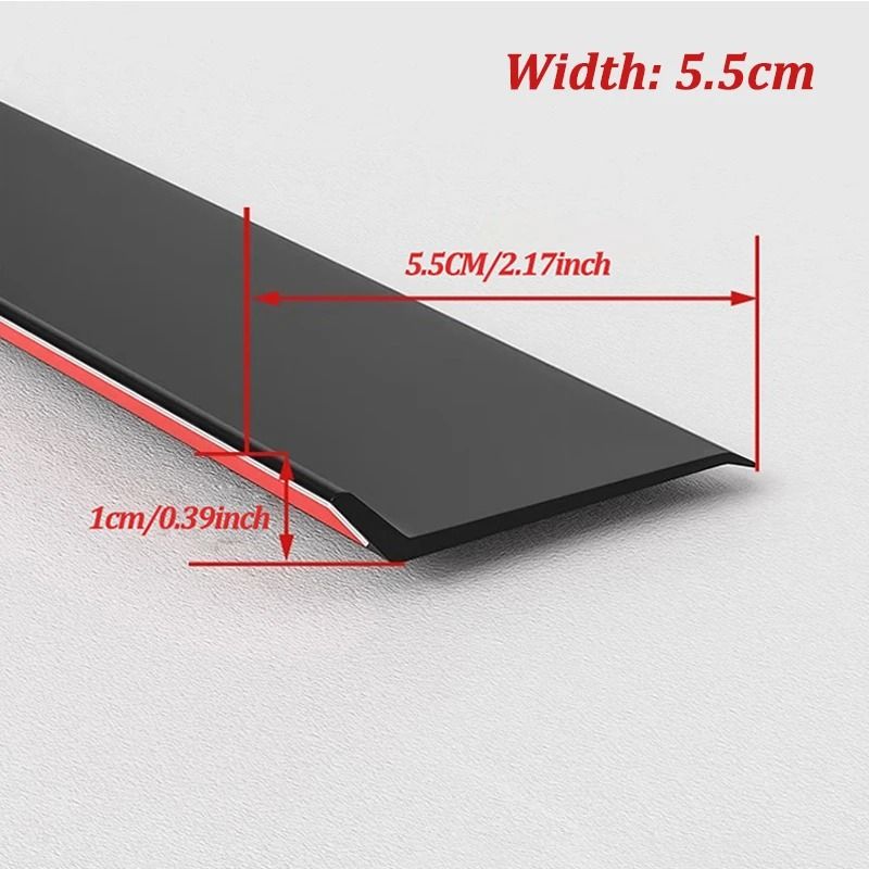 Home Window Water Blocking Bar Sliding Window Rain Weatherstrip Balcony Insulation Windproof Sealing Strip